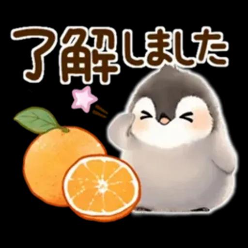 *ふわふわペンギン*気遣い挨拶(冬)