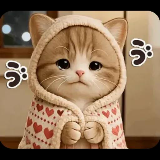 ちびニャンず♡まいにちスタンプ♡飛び出す