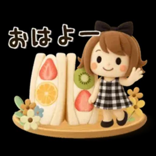 【3D】ずっと使える♡くるりんボブガール