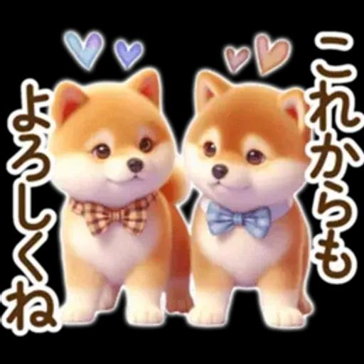 良く使う言葉の夏の柴犬- ̗̀