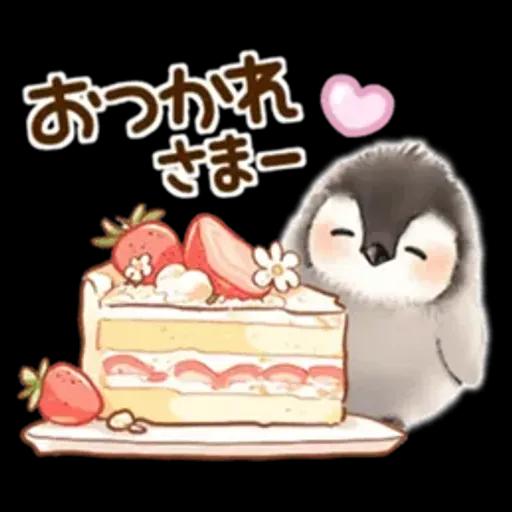 *ふわふわペンギン*気遣い挨拶(冬)