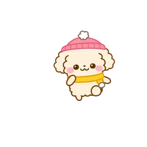 飛び出す♡トイプーの冬