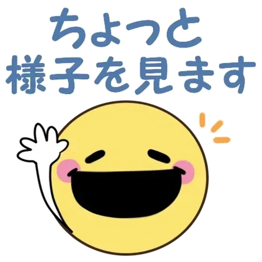 飛び出す!ちらっとニコちゃん♦災害安否