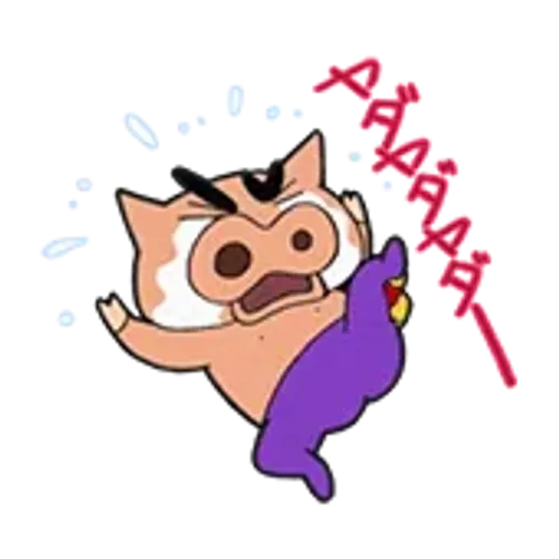 ぶりぶりざえもんスタンプ