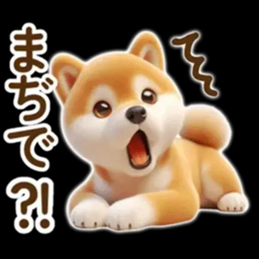 良く使う言葉の夏の柴犬- ̗̀