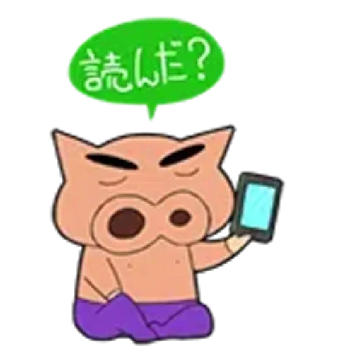 ぶりぶりざえもんスタンプ