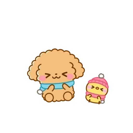 飛び出す♡トイプーの冬