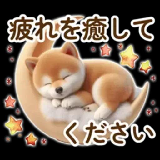 良く使う言葉の夏の柴犬- ̗̀