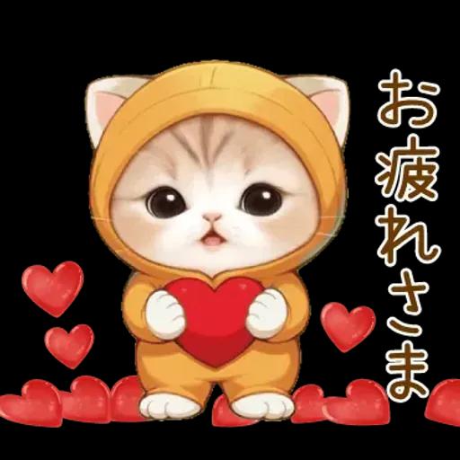 スコティッシュ猫 みかん服
