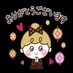 動く♪リボンの女の子【日常会話】