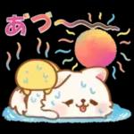 【納涼】しばワンコの夏を楽しむスタンプ