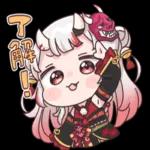 hololive sticker "Nakiri Ayame"