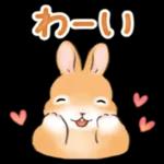 春☆うさぎのスタンプ_-_