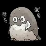 【夏】虚無かわいいアデリーペンギン