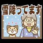 大切な人へ♪冬のおばあちゃん！