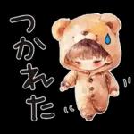 もこもこ着ぐるみがんばるたけちゃん。