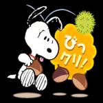使いやすい言葉を集めたスヌーピーのスタンプが登場！