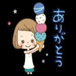 【夏】大人かわいい毎日使えるスタンプ♡