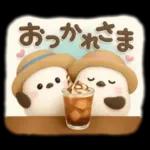 ぽってりシマエナガ団♡夏スタンプ