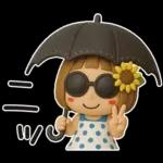 はな子✿3Dちびドールver.（夏）