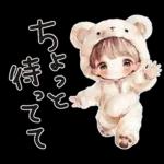 もこもこ着ぐるみがんばるたけちゃん。