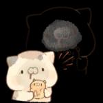 かわいいぶたさんのポップアップスタンプです♪