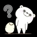 くま１００％ 家族で使えるスタンプ