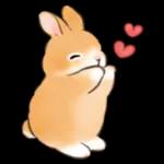 冬＆年末年始☆うさぎのスタンプ