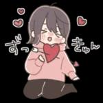恋する女のこスタンプ