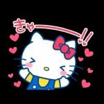ハローキティ　キュートなデカ文字スタンプ