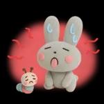 気遣い♡かわいい動物３D夏
