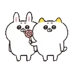 ねこちゃんとうさちゃんだもの