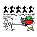 動く▶冬を楽しむ笑顔の小さい人