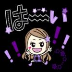 【デカ文字】ロングヘアガー ルスタンプ