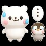 しろくまとペンギン♡夏に涼しいセット