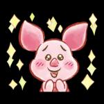 プーたちと新年をお祝い♪年賀スタンプ2025