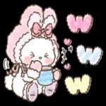 可愛いウサギ🐰からのメッセージ
