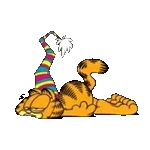 動く！ガーフィールド 3 （冬スタンプ）