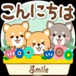 可愛い犬のスタンプです🐶〜わんわん〜