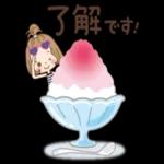 【夏】大人かわいい毎日使えるスタンプ♡