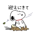 よく動く♪スヌーピー 家族の連絡スタンプ