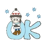 動く！おちゃめの冬の楽しい会話