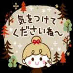 【ほっこり秋冬】リボンの女の子