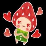 イチゴさんのほんわか定番スタンプ