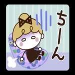 動く♪リボンの女の子【日常会話】