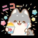【納涼】しばワンコの夏を楽しむスタンプ