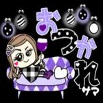 【デカ文字】ロングヘアガー ルスタンプ