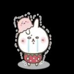 おひとよしウサぴょん⭐️夏の毎日_-