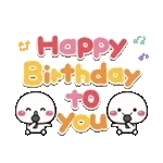 Happy Birthday to you