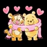 プーたちと新年をお祝い♪年賀スタンプ2025